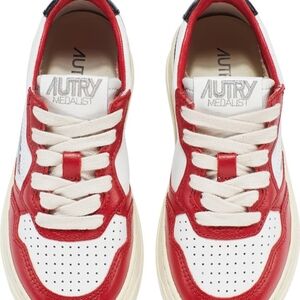 Autry Kids Sneakers - Red and White